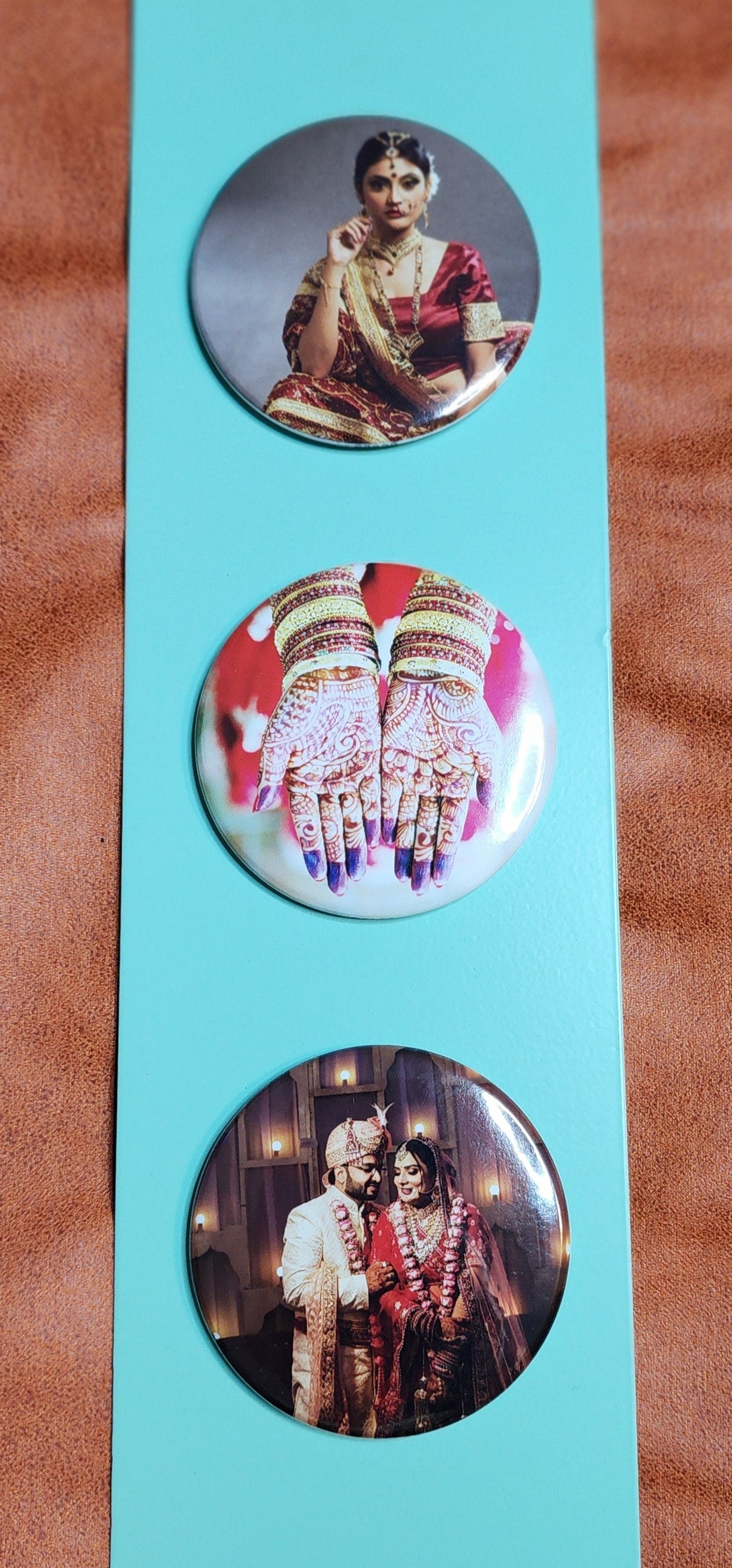 Round Photo Magnets - Set of 3