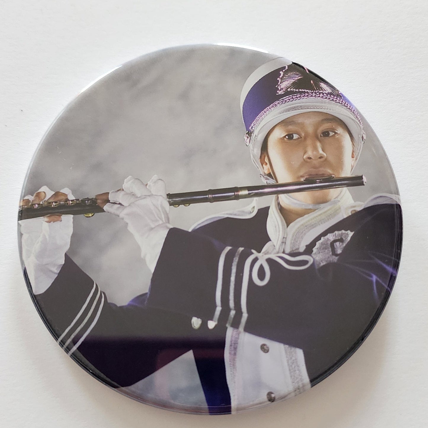 Custom 3.5" Round Photo Button