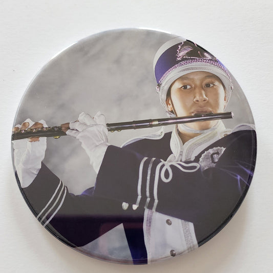 Custom 3.5" Round Photo Button